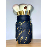 Load image into Gallery viewer, Black &amp; Gold Mason Jar - KLC Creation
