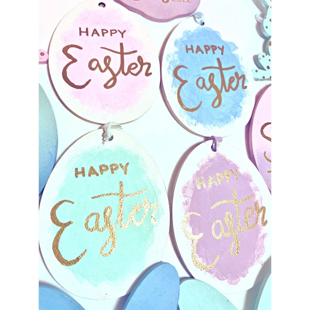 Happy Easter Egg Tree Decorations - KLC Creation