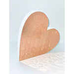 Load image into Gallery viewer, Rose Gold Freestanding Heart - KLC Creation
