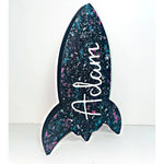 Load image into Gallery viewer, Space Rocket Name Decor - KLC Creation
