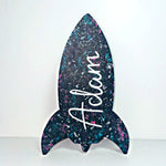 Load image into Gallery viewer, Space Rocket Name Decor - KLC Creation

