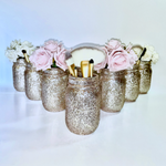 Load image into Gallery viewer, Champagne Gold Mason Jar Centrepiece
