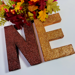 Load image into Gallery viewer, Autumnal Large Glitter Letters
