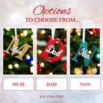 Load image into Gallery viewer, Mum Christmas Bauble Decoration
