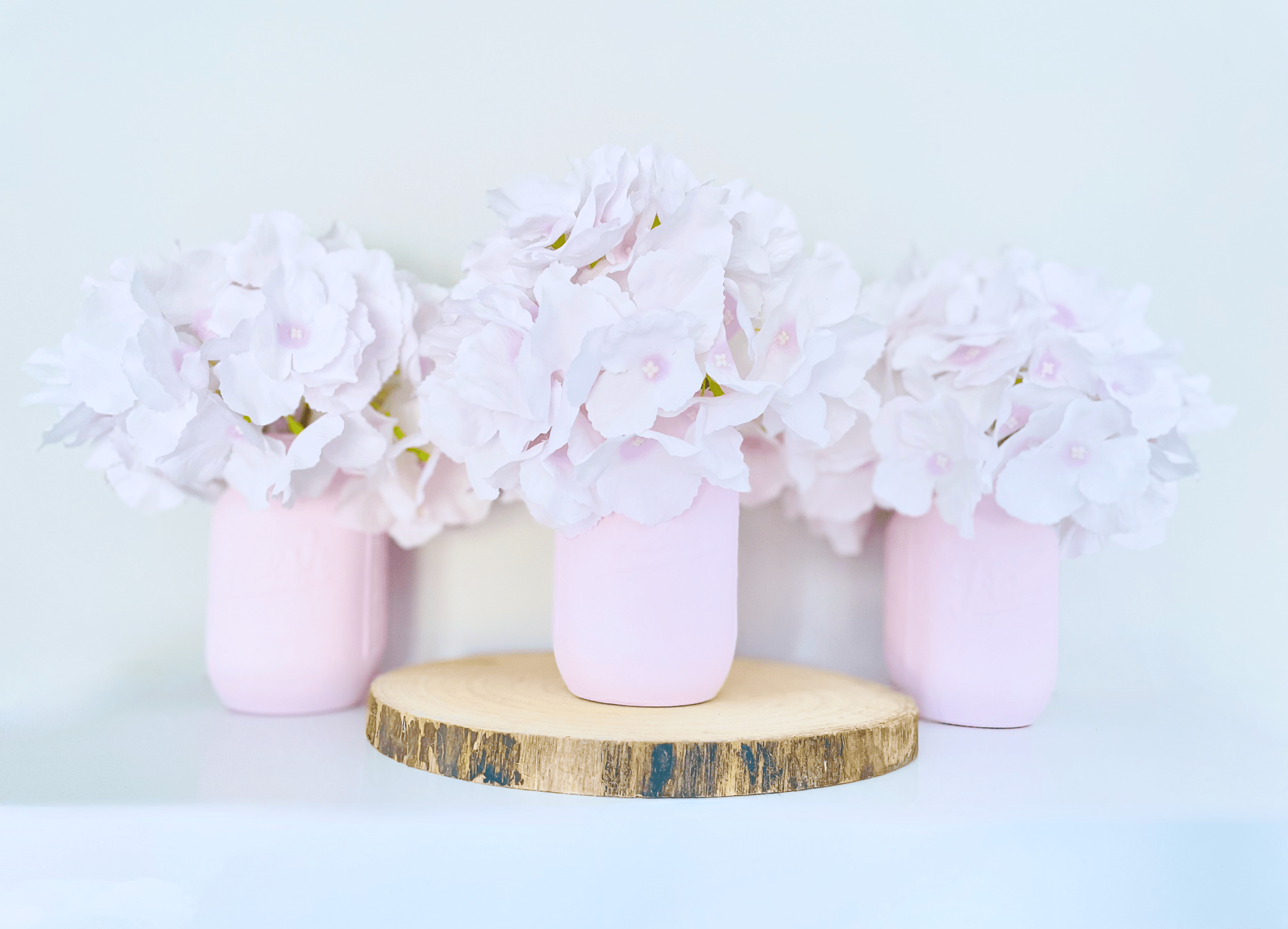 Baby Pink Mason Jar Set - KLC Creation