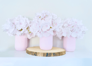 Baby Pink Mason Jar Set - KLC Creation