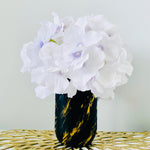 Load image into Gallery viewer, Black &amp; Gold Mason Jar - KLC Creation
