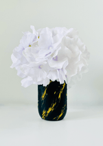 Load image into Gallery viewer, Black &amp; Gold Mason Jar - KLC Creation
