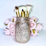 Load image into Gallery viewer, Champagne Gold Mason Jar Centrepiece - KLC Creation

