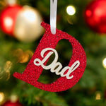 Load image into Gallery viewer, Dad Christmas Name Ornament - KLC Creation
