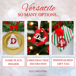 Load image into Gallery viewer, Dad Christmas Name Ornament - KLC Creation
