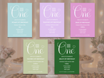 Load image into Gallery viewer, Duck Egg Blue First Birthday Digital Invite - KLC Creation

