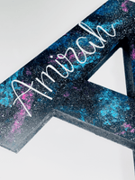 Load image into Gallery viewer, Galaxy Theme Name Letter - KLC Creation
