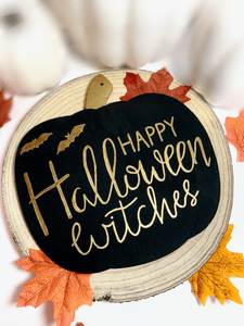 Happy Halloween Witches Sign - KLC Creation
