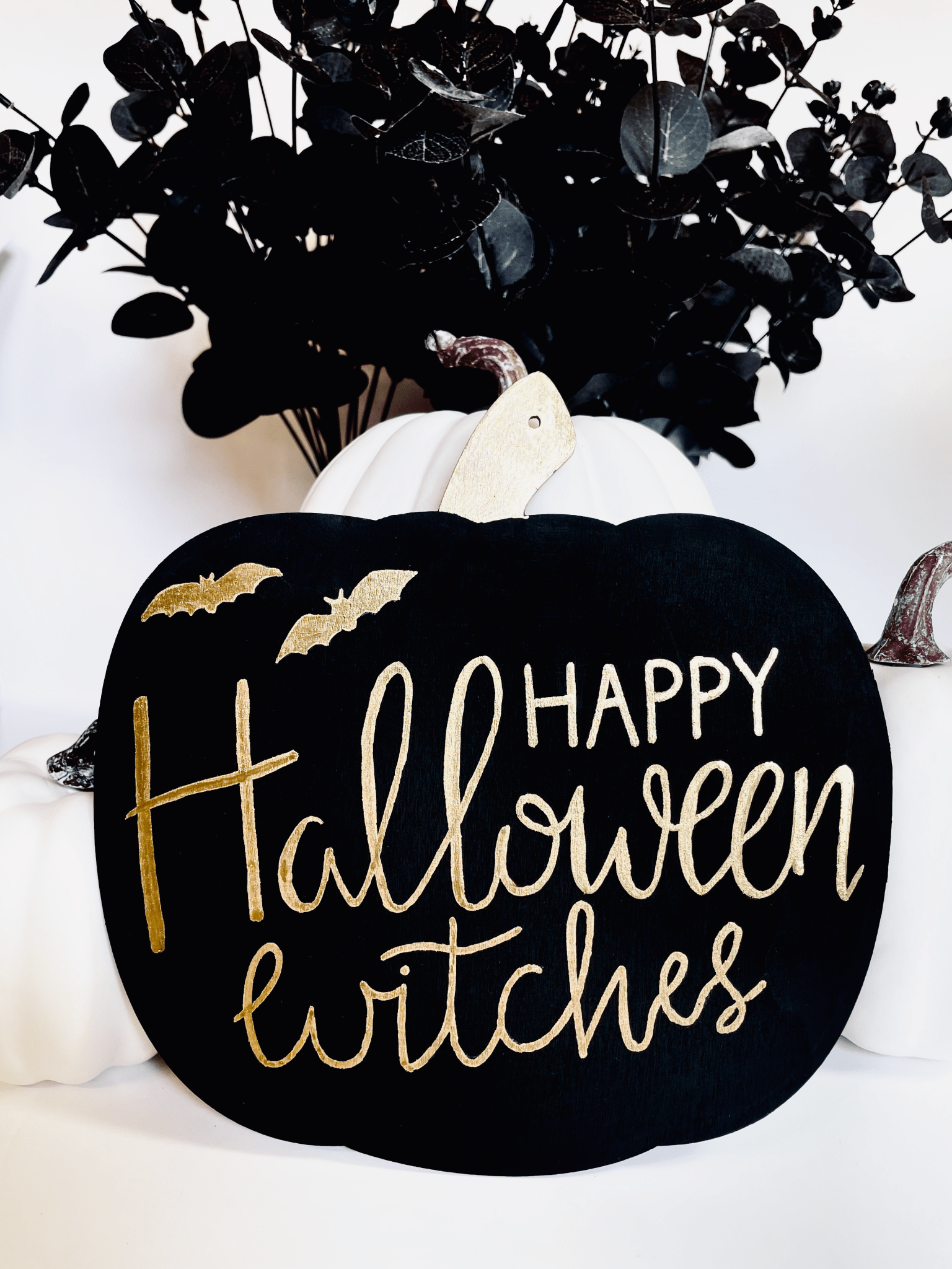 Happy Halloween Witches Sign - KLC Creation