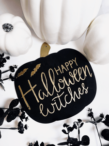 Happy Halloween Witches Sign - KLC Creation