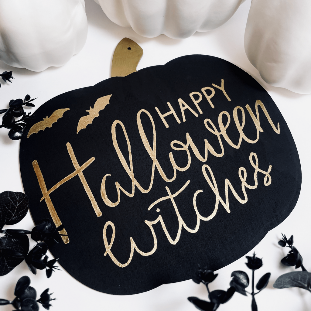 Happy Halloween Witches Sign - KLC Creation