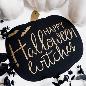 Happy Halloween Witches Sign - KLC Creation