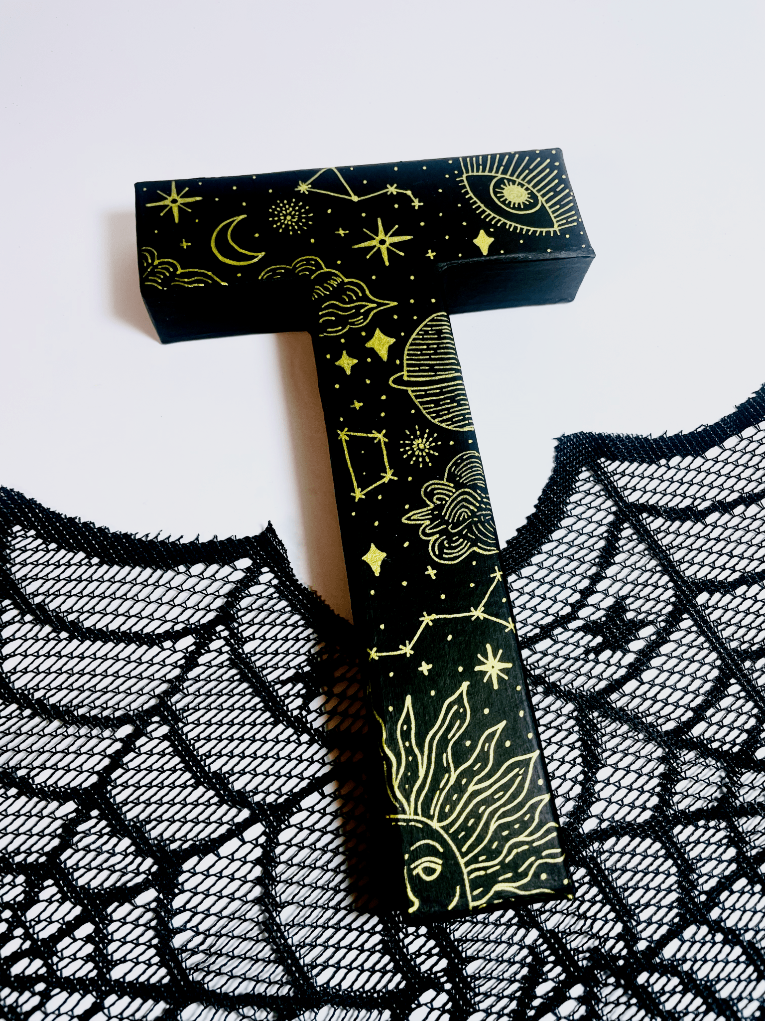 Large Celestial Letter Initial - KLC Creation