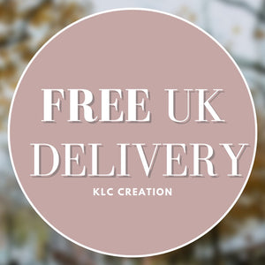 Large Freestanding Glitter Letters - KLC Creation
