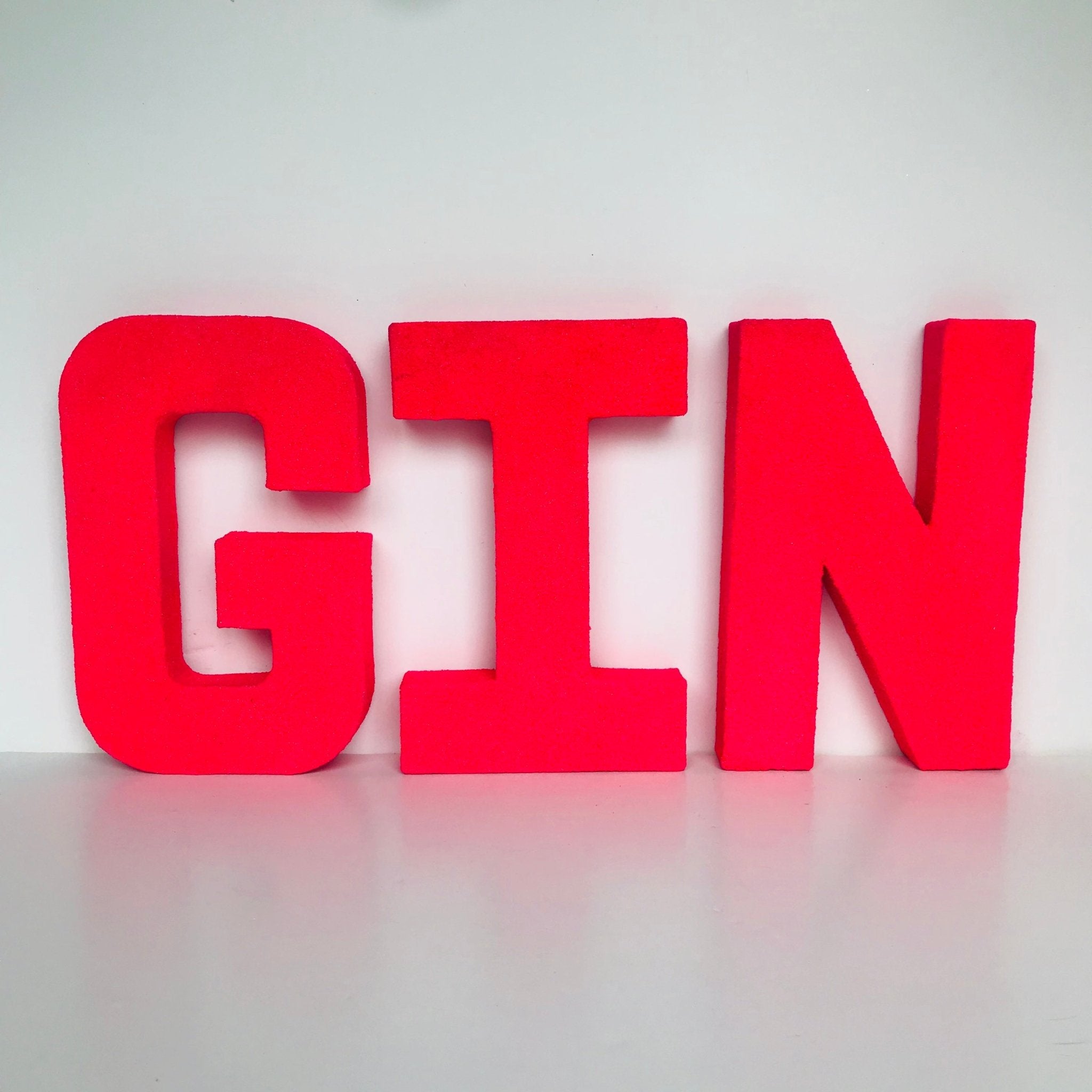 Large Freestanding Glitter Letters - KLC Creation