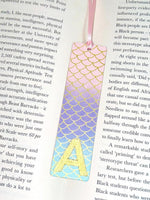 Load image into Gallery viewer, Mermaid Bookmark with Initial - KLC Creation
