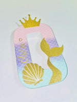 Load image into Gallery viewer, Mermaid Name Letter Sign - KLC Creation
