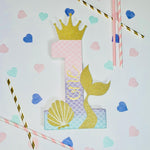Load image into Gallery viewer, Mermaid Name Letter Sign - KLC Creation
