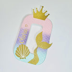 Load image into Gallery viewer, Mermaid Name Letter Sign - KLC Creation
