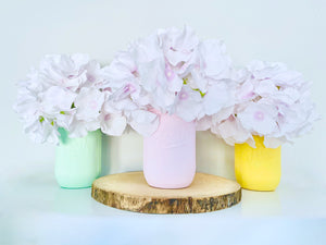 Mint Green Mason Jar Vase - KLC Creation