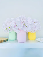 Load image into Gallery viewer, Mint Green Mason Jar Vase - KLC Creation
