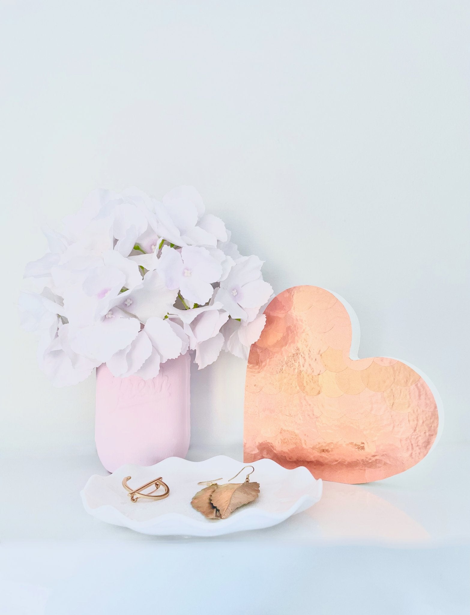 Pale Pink Mason Jar - KLC Creation