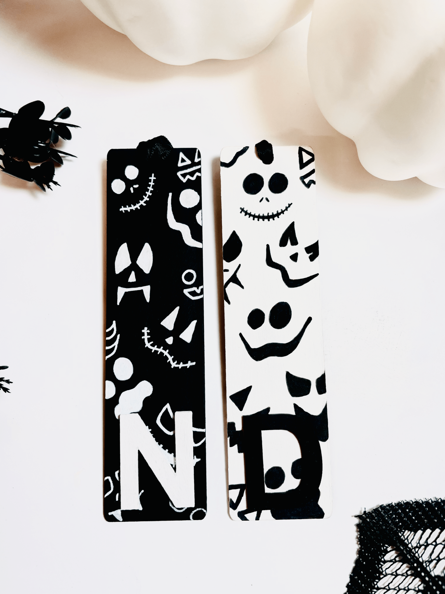 Personalised Handmade Halloween Bookmarks - KLC Creation