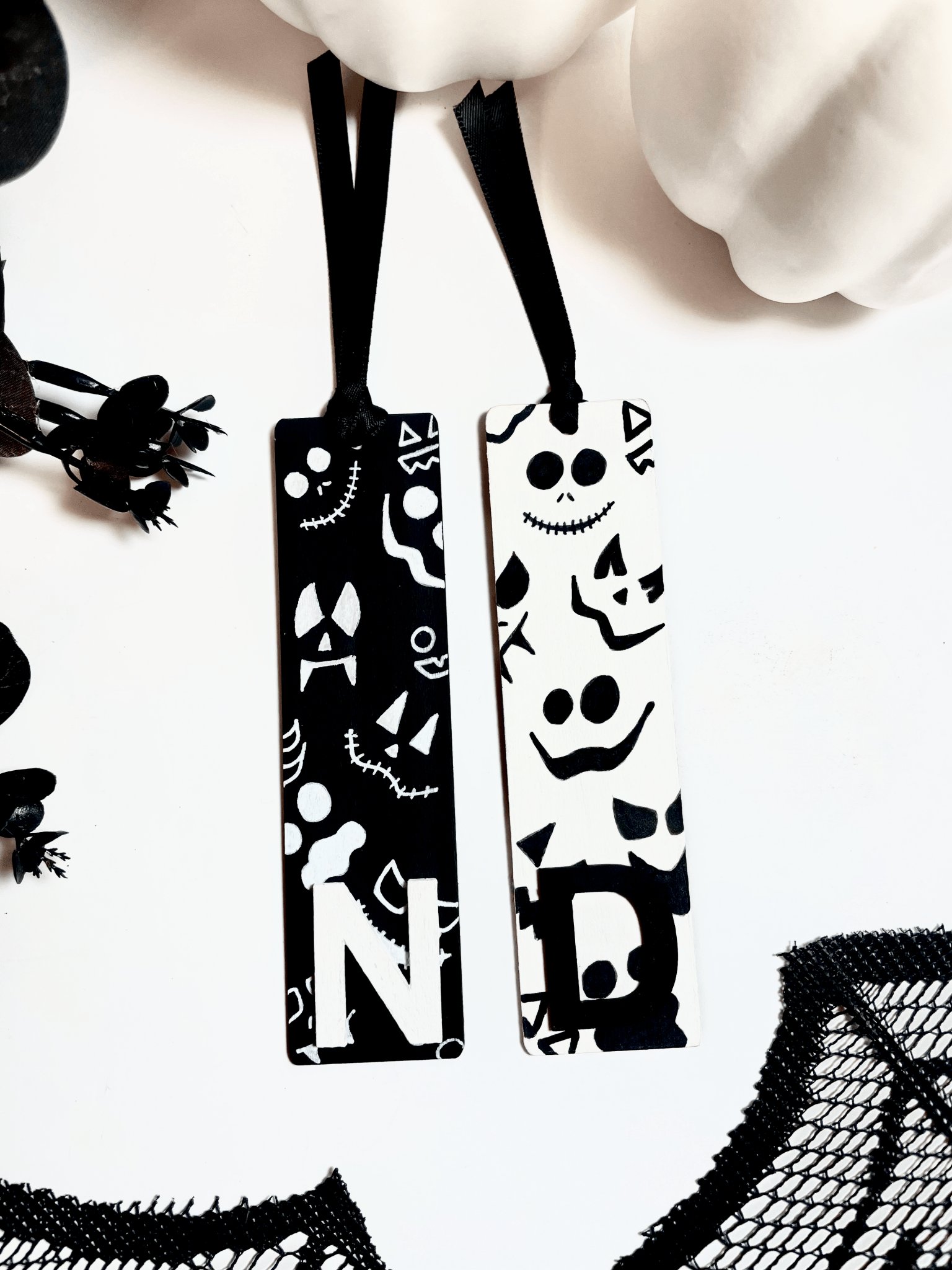 Personalised Handmade Halloween Bookmarks - KLC Creation