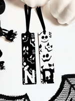 Load image into Gallery viewer, Personalised Handmade Halloween Bookmarks - KLC Creation
