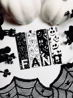 Load image into Gallery viewer, Personalised Initial Halloween Bookmark - KLC Creation
