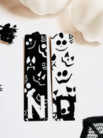 Load image into Gallery viewer, Personalised Initial Halloween Bookmark - KLC Creation
