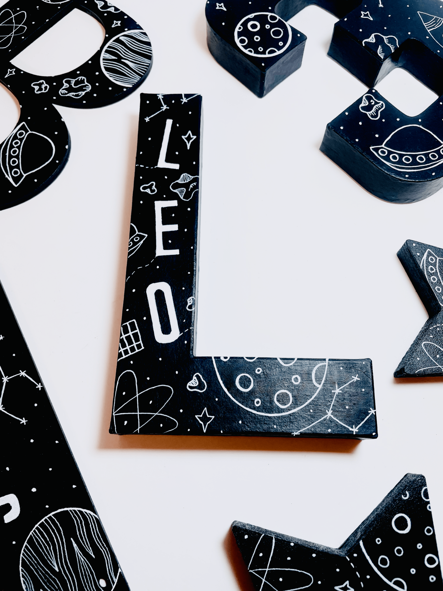 Personalised Space Name Letter - KLC Creation