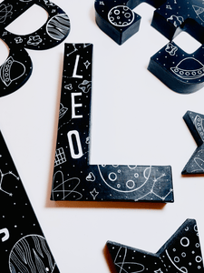 Personalised Space Name Letter - KLC Creation