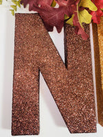 Load and play video in Gallery viewer, Autumnal Large Glitter Letters
