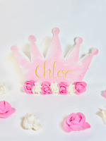 Load image into Gallery viewer, Princess Flower Name Crown - KLC Creation
