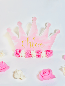 Princess Flower Name Crown - KLC Creation