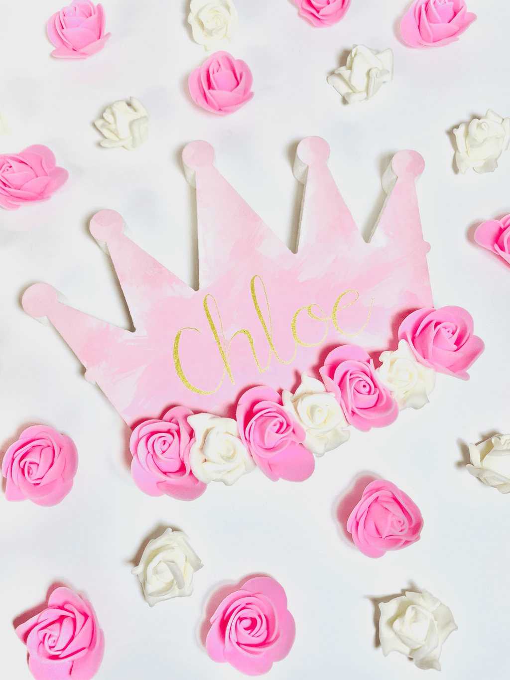 Princess Flower Name Crown - KLC Creation