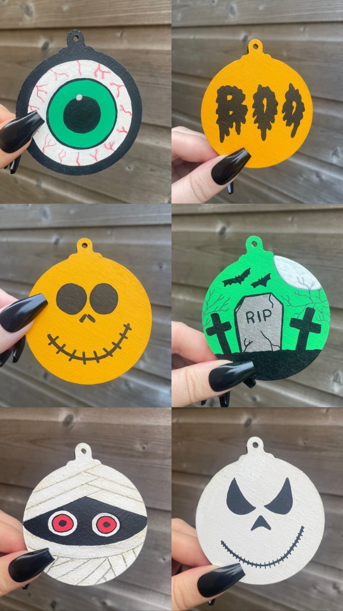 Pumpkin Face Tree Decoration - KLC Creation
