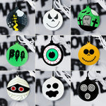 Load image into Gallery viewer, Pumpkin Face Tree Ornament - KLC Creation
