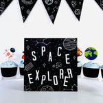 Load image into Gallery viewer, Space Explorer Wooden Wall Sign - KLC Creation
