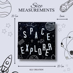 Load image into Gallery viewer, Space Explorer Wooden Wall Sign - KLC Creation

