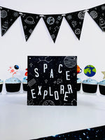 Load image into Gallery viewer, Space Explorer Wooden Wall Sign - KLC Creation
