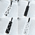 Load image into Gallery viewer, White &amp; Black Ghost Bookmark - KLC Creation
