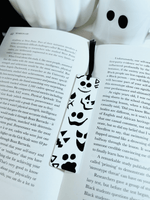 Load image into Gallery viewer, White Wood Pumpkin Bookmark - KLC Creation
